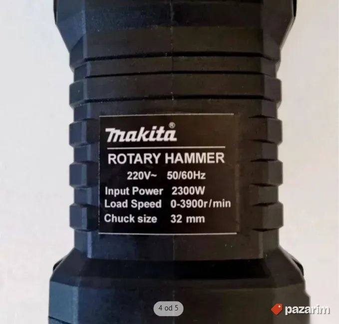 Hilti bušilica MAKITA 2300W sa dodacima i potenciometrom 4