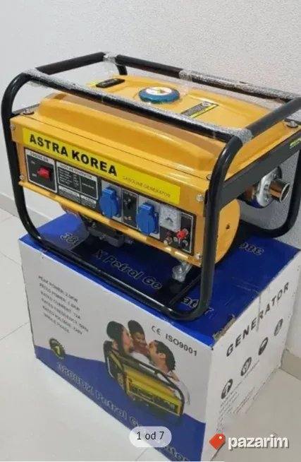 Agregat ASTRA KOREA 2.2 kW benzinski generator struje 1