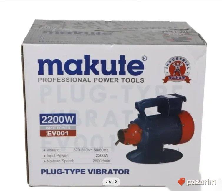 vibrator ZA BETON mekute 2.2 KW PROFESIONALNI MODEL 7