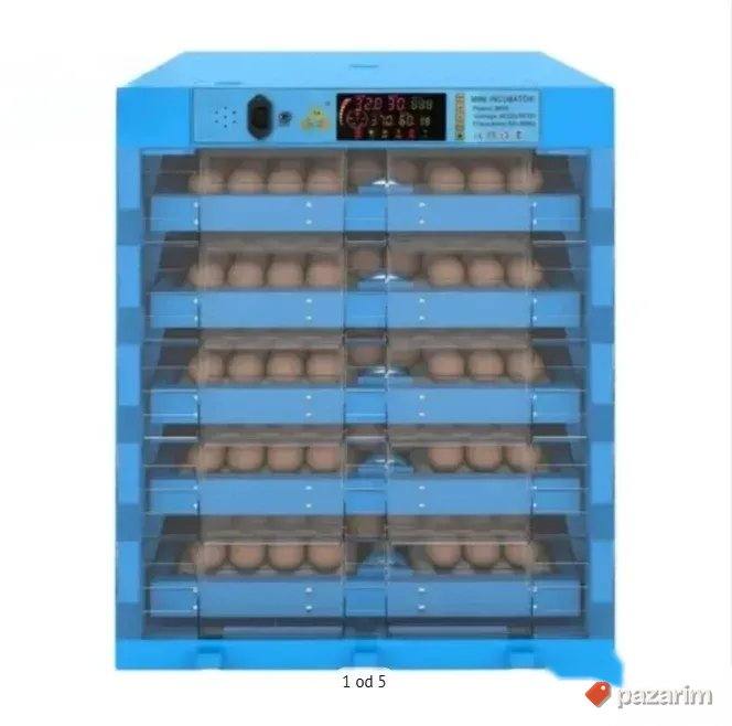 Automatski inkubator za jaja 256 komada, 80W, NOVO! 1