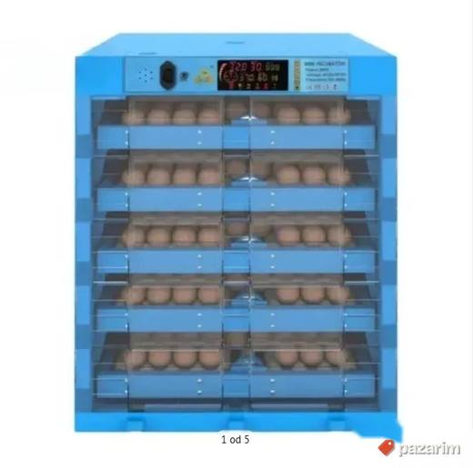 Automatski inkubator za jaja 256 komada, 80W, NOVO!