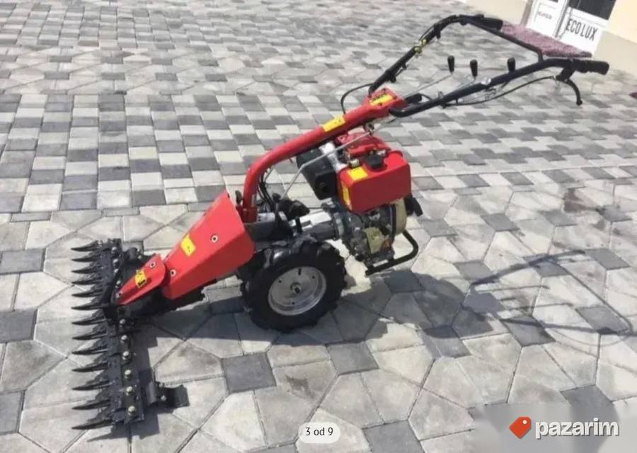 Motokultivator KIPOR dizel 8KS sa kosom i frezom 3