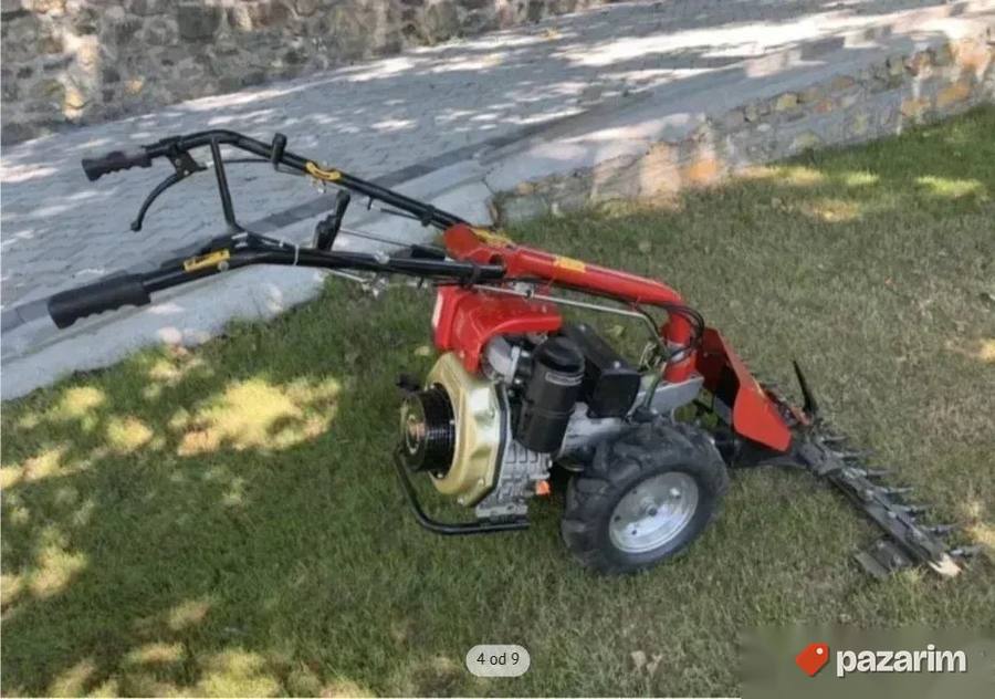 Motokultivator KIPOR dizel 8KS sa kosom i frezom 4