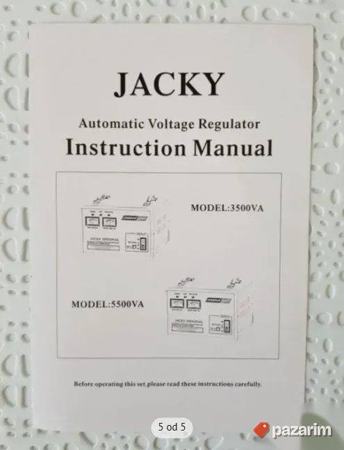 Korektor napona JACKY ORIGINAL 10kW (10000VA) 5