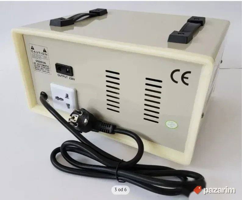 Korektor napona JACKY ORIGINAL 5.5kW (5500VA) 3