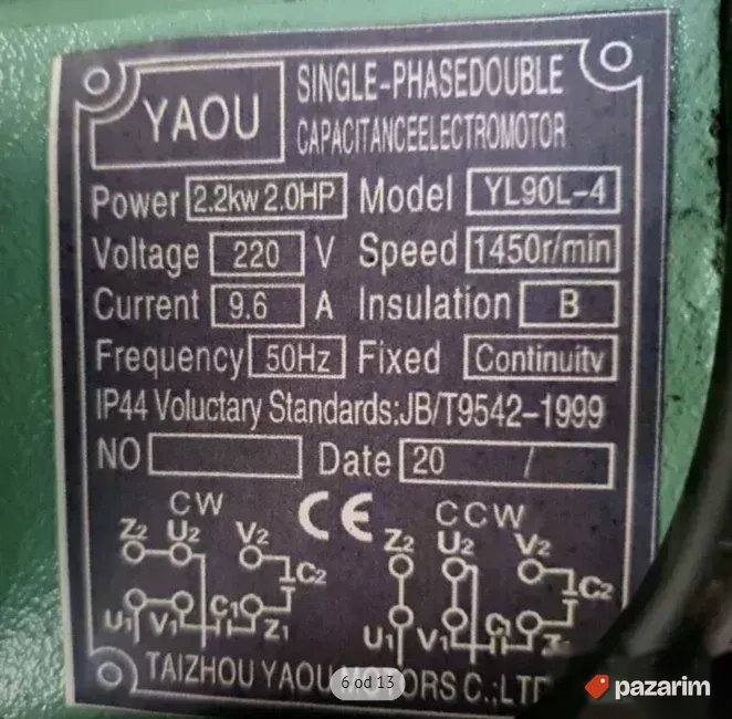 Mašina za mlevenje mesa 2.2 kW - manje i veće (32, 42 i 52 6