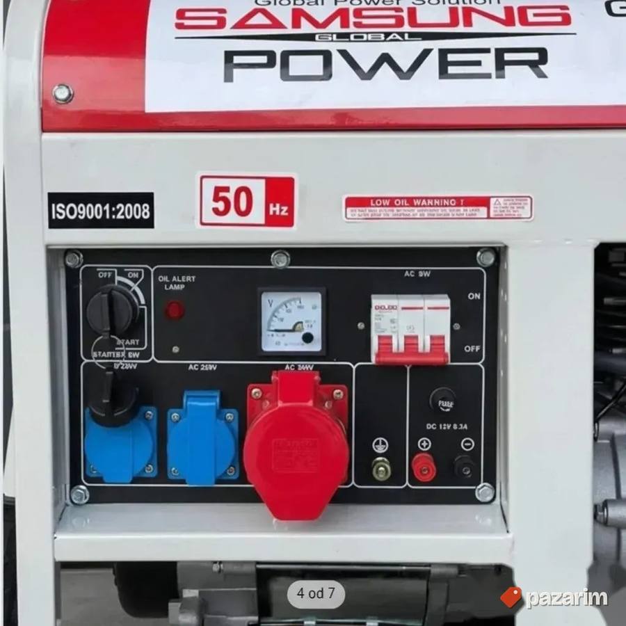 SAMSUNG Agregat 9KW (NA KLJUČ) za struju 2