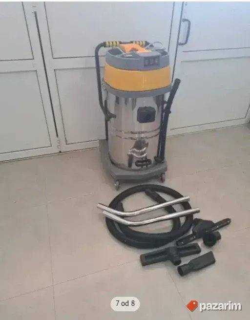 Industrijski usisivač za suvo i mokro čišćenje tri motora 7
