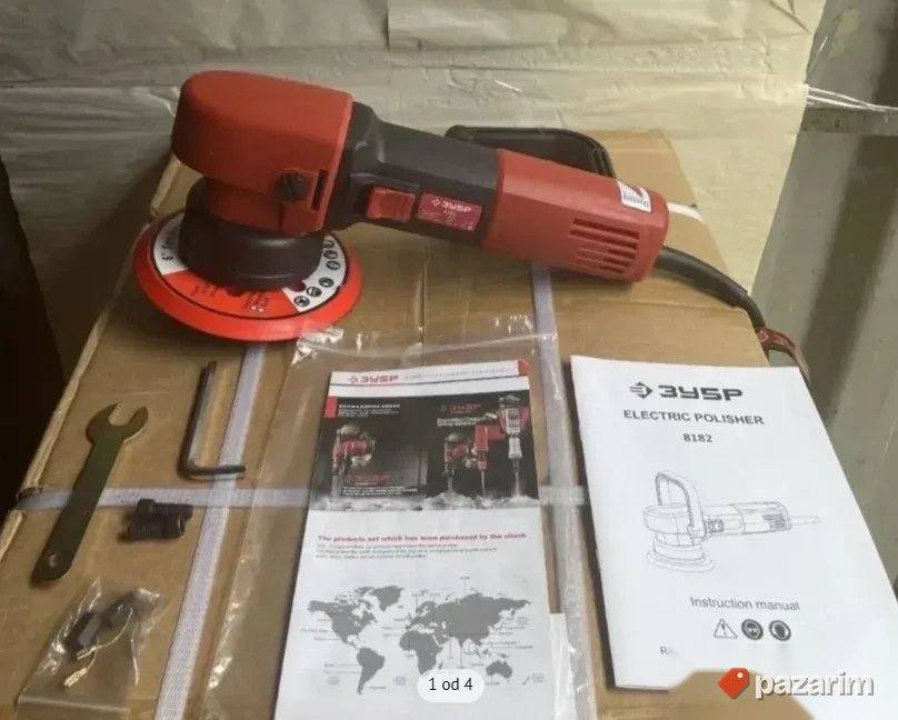 ZUBR Polirka ekscentrična 10mm 900W Novo 1