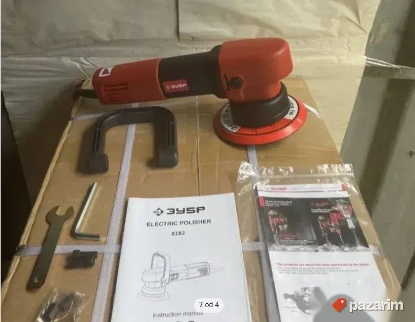ZUBR Polirka ekscentrična 10mm 900W Novo 2