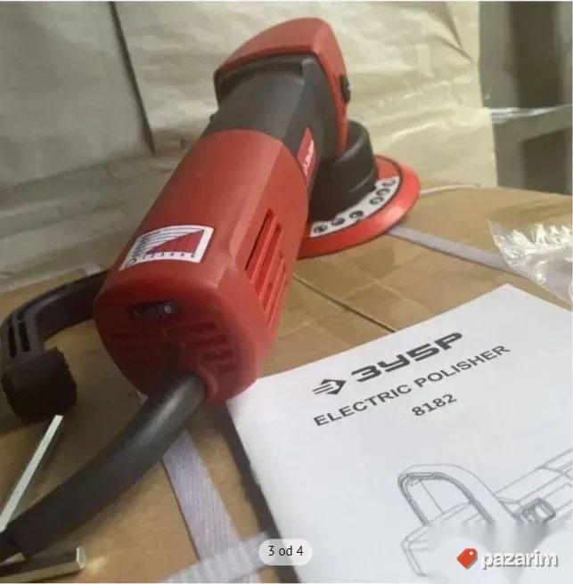 ZUBR Polirka ekscentrična 10mm 900W Novo 3