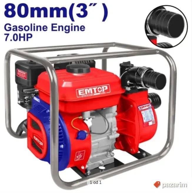 Emtop pumpa za navodnjavanje 3 cola / 7ks ORIGINAL 1