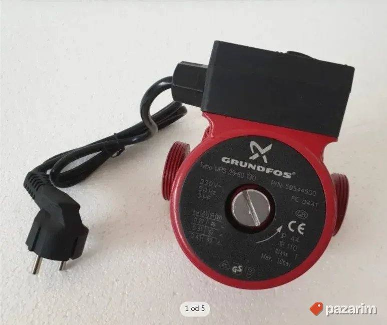 Pumpa za grejanje GRUNDFOS 25-60 130mm 1 col 2