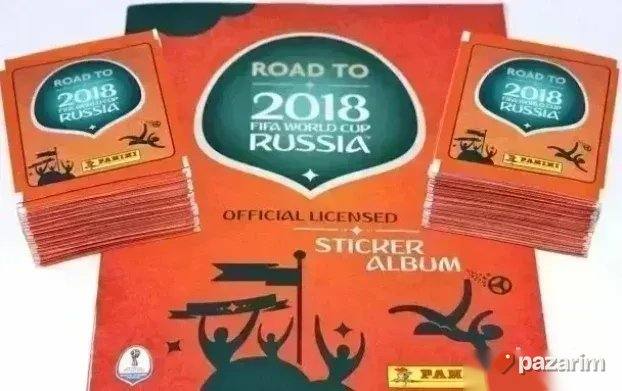 ROAD TO RUSSIA 2018 godina 100 punih kesica+nov prazan album 1