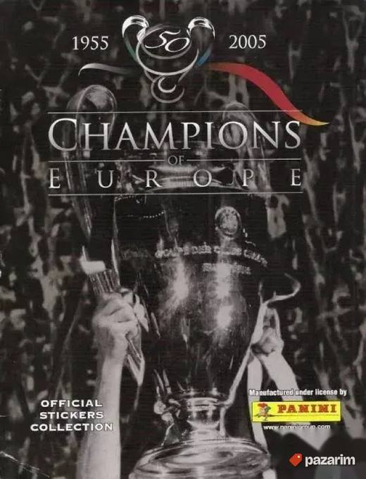 Champions of Europe 1955-2005 ceo set slicica i prazan album