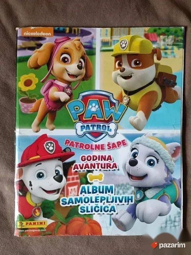 PATROLNE ŠAPE , album i kompletan set sličica GODINA AVANTUR 2