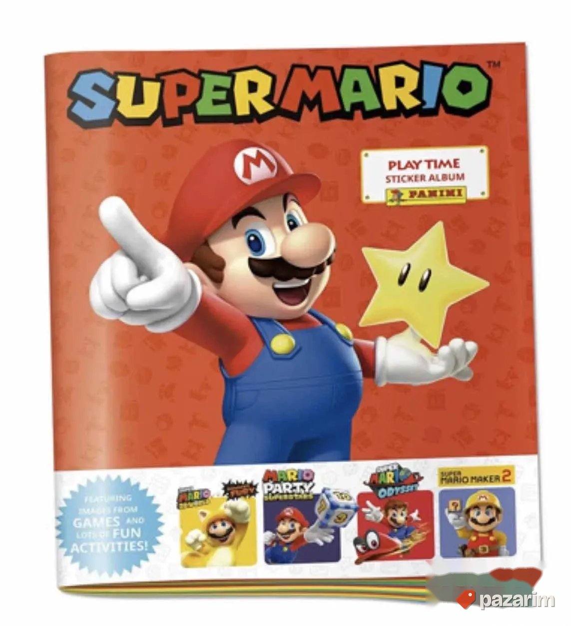 Super Mario, Panini, Album i kompletan set sličica ORIGINAL 1