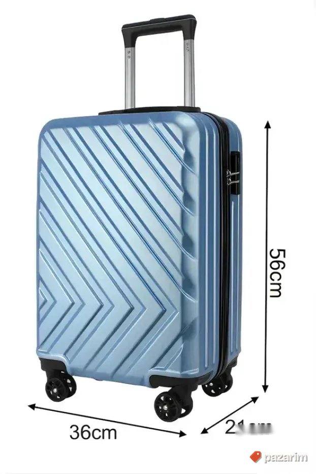 NOV rucni kabinski kofer Travel Mate S, 57x36x22cm, Plavi 2
