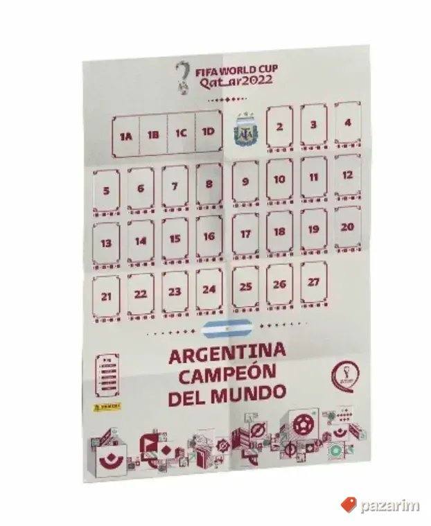 QATAR 2022 Panini set pobednika 30 slicica+poster Argentine 3