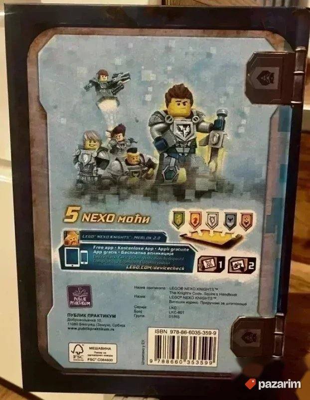 Novo LEGO NEXO KNIGHT VITEŠKI KODEKS Priručnik za štitonoše 2