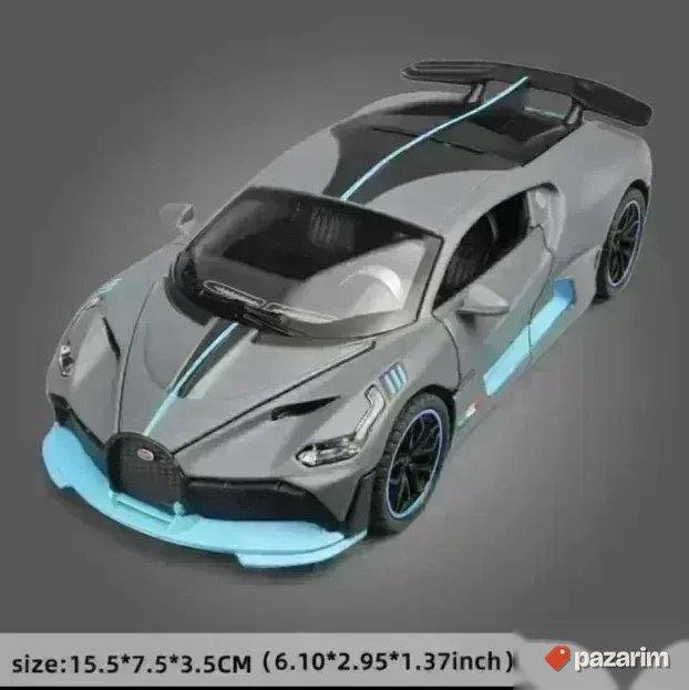 NOV Bugatti odnos 1:32 zvuk i svetlo, otvaranje haube i vrat 3