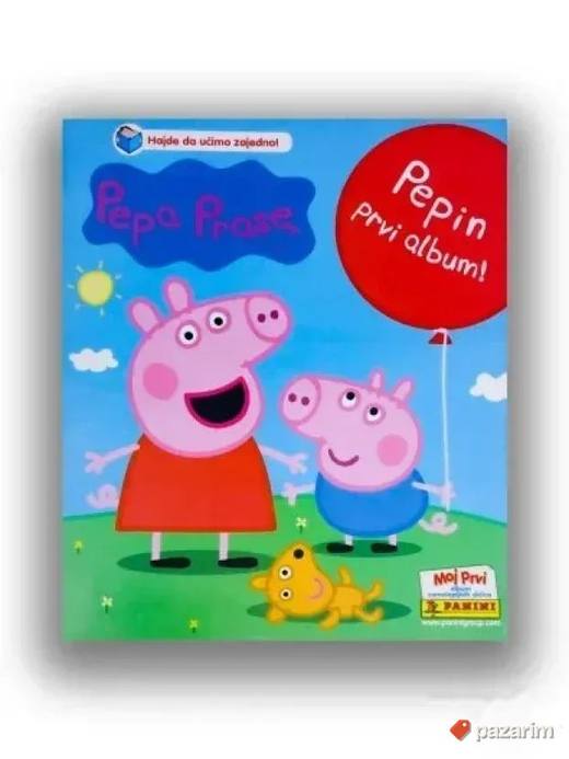 PEPA PRASE kompletan set slicica+prazan abum PEPIN prvi Albu