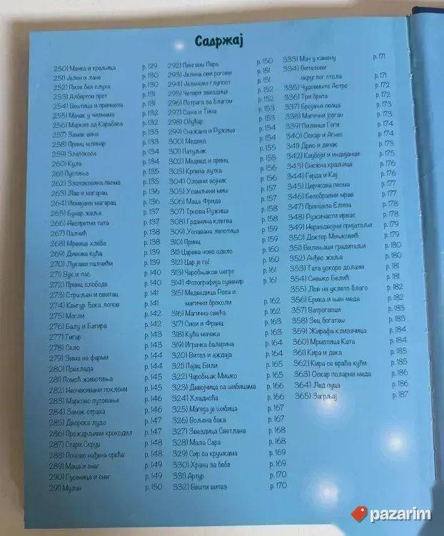 365 Omiljenih priča-Glanc NOVA TVRDOKORICENA KNJIGA original 3