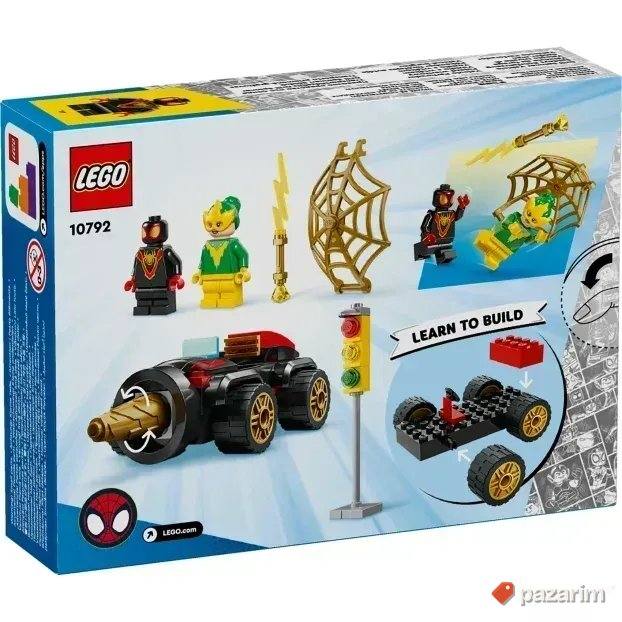 LEGO SUPER HEROES 10792 SPIDERMAN Drill Spinner Vehicle NOVO 3