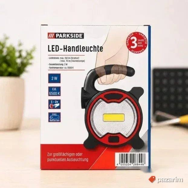 Original nova PARKSIDE Led rucna lampa sa 3 gratis baterije 3