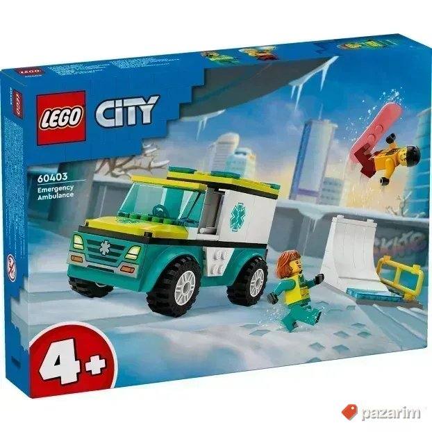 NOV LEGO CITY 60403 Ambulance and snowboarder Hitna pomoc 1