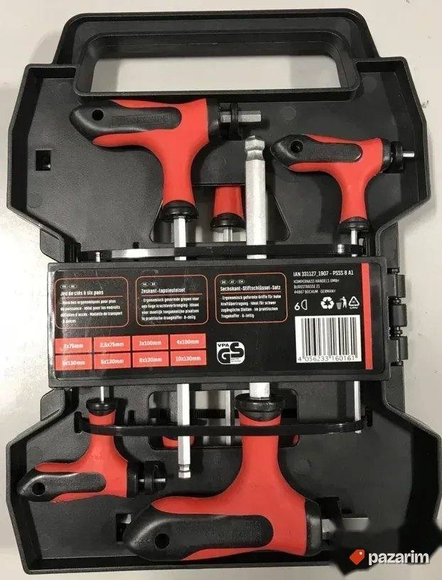 PARKSIDE set od 8 sestougaonih kljuceva original 8 Inbusa 2