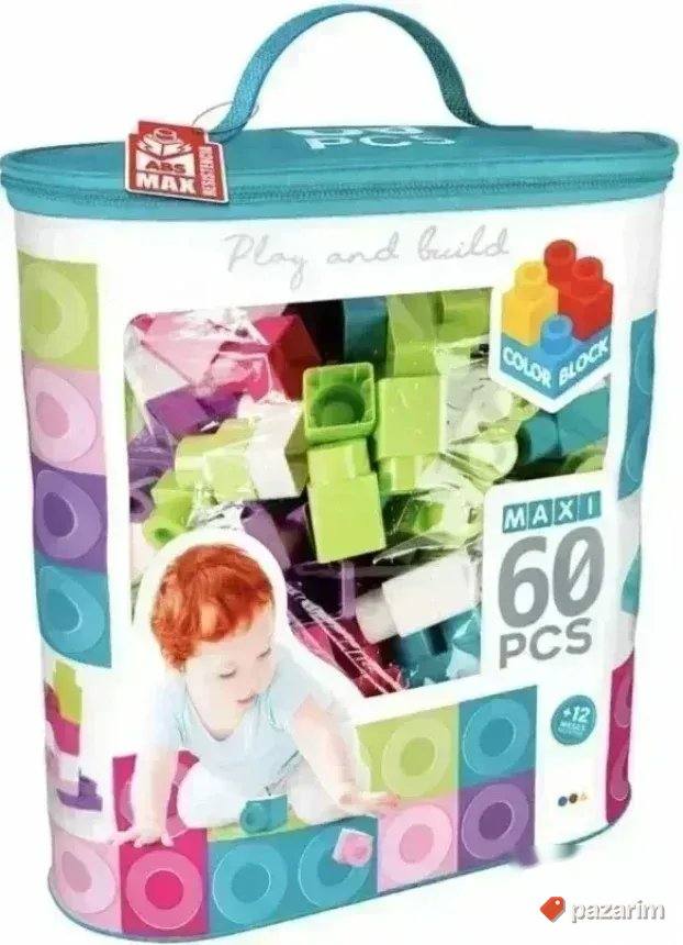 NOVO pakovanje od 60 kockica COLOR BLOCK za decu 12+ meseci 1
