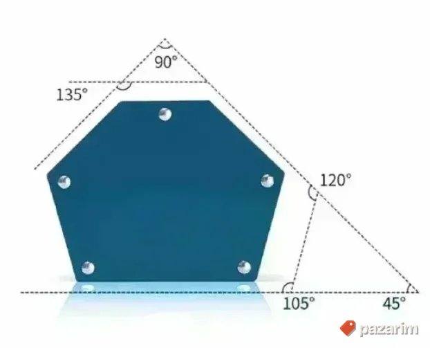 HEKSAGONI Magnetni ugao za precizno varenje 11.50 kg HOGERT 3