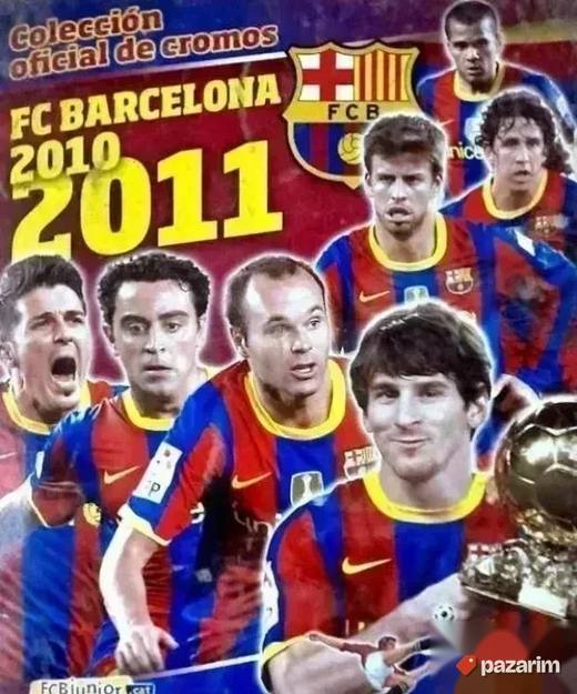 Kompletan set slicica BARCELONA 2010/11 Glanc stanje MESSI