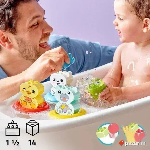 NOV LEGO DUPLO 10965 Bath Time Fun Floating Animal Train NOV 3