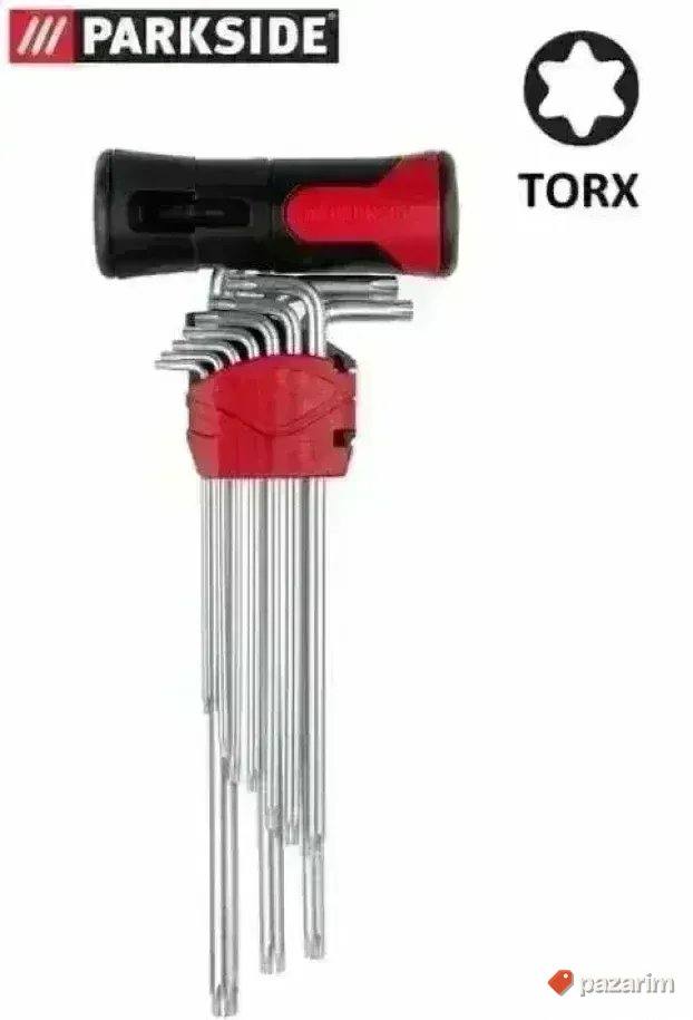 SET od 11 PARKSIDE Toreks kljuceva NOVO + T drzac ZVEZDASTI 2