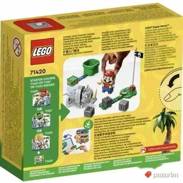 NOV LEGO SUPER MARIO 71420 Rambi the Rhino NOV Nosorog Rambi 3
