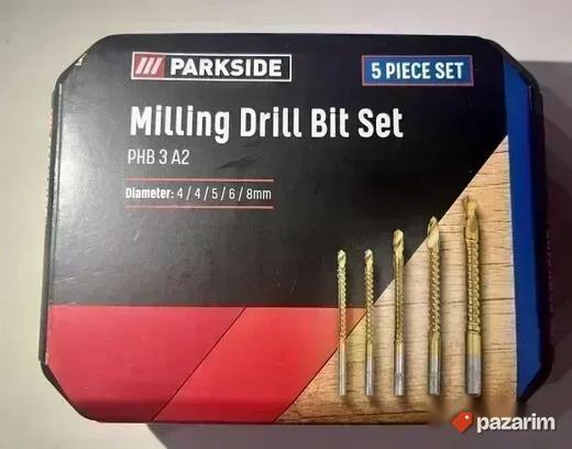 PARKSIDE set od 5 HSS burgija za glodanje u original kutiji