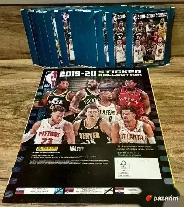 NBA 2019 / 2020 PUNA kutija i prazan album glanc nov PANINI 2
