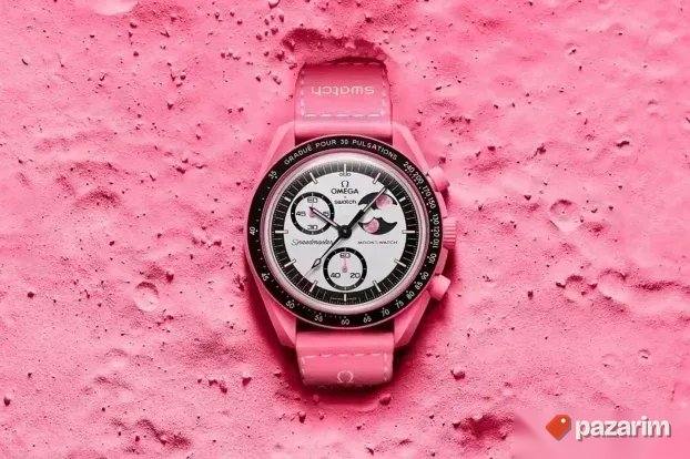 NOVO-MOONSWATCH Mission to the PINK moonphase NOV Omega sat 2