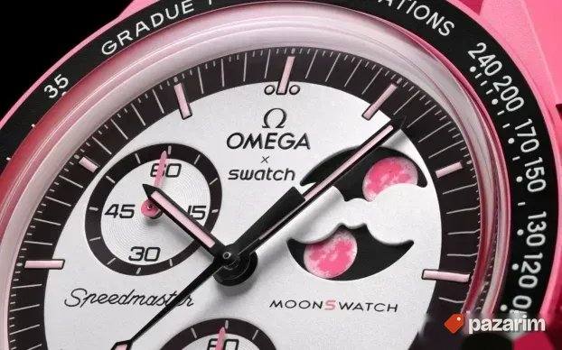 NOVO-MOONSWATCH Mission to the PINK moonphase NOV Omega sat 3