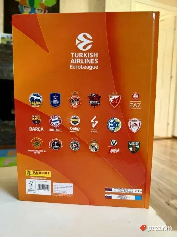 EUROLEAGUE 2024/2025 nov album tvrde korice HARDCOVER odlica 2