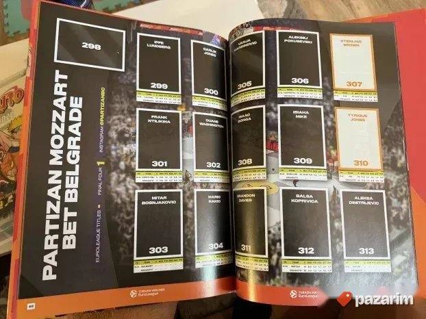 EUROLEAGUE 2024/2025 nov album tvrde korice HARDCOVER odlica 3