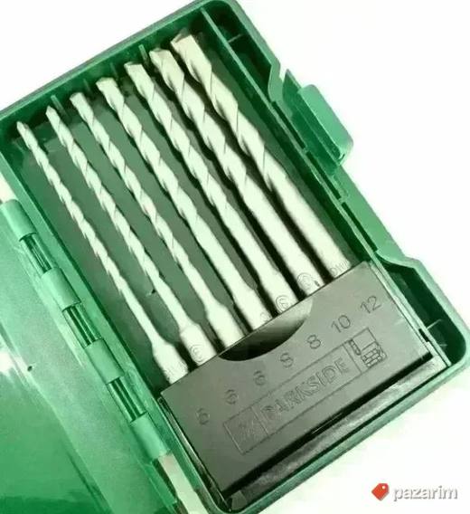 NOVO PAKOVANJE Parkside Udarne SDS Burgije SET od 7 burgija