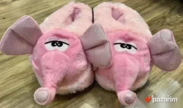 NOVE Ženske patofne Slon roze broj 35/36,37/38,39/40 Papuce 3