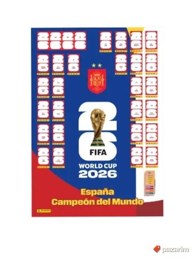 WC 2026 SET POBEDNIKA winner poster ceo set SPANIJA PANINI 3