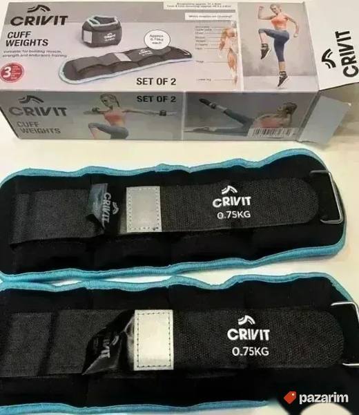 Tegovi sa čičak trakom Crivit NOVO PAKOVANJE 2 tega po 0.75