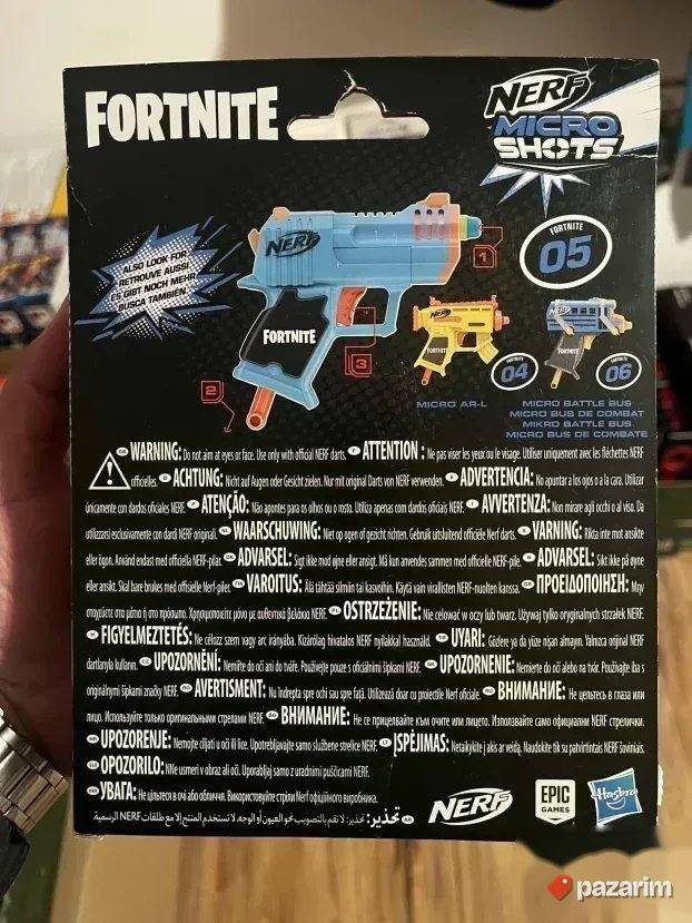 NOV HASBRO Igračka pištolj Nerf Fortnite Microshoots Blaster 2