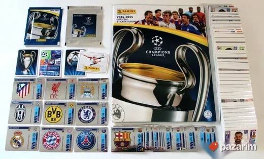 Kompletan set slicica liga sampiona sezona 2014/2015 panini