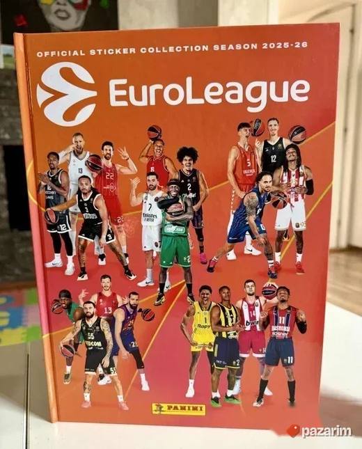 EUROLEAGUE 2025/2026 nov album tvrde korice HARDCOVER odlica